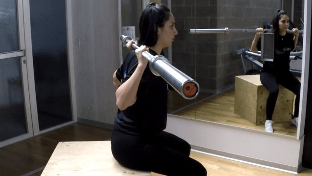 Box Squat with Barbell