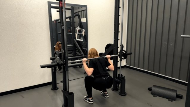 Squat à la Smith machine