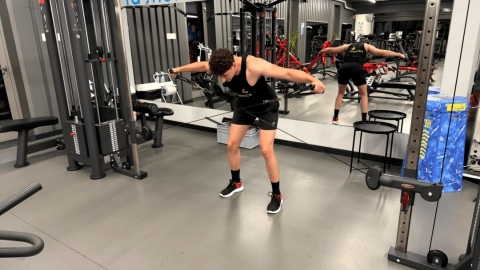 Image Cable Bent-Over Rear Delt Fly