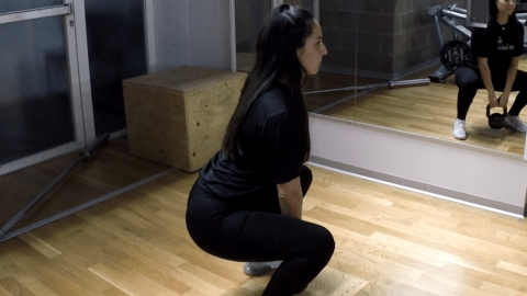 Image Sumo Squat with Kettlebell
