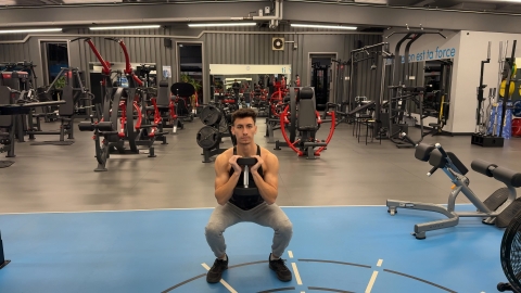 Image Goblet Squat with Dumbbell