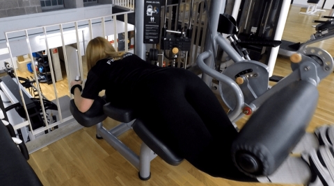 Image Leg curl da sdraiato