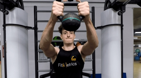 Image Élévation frontale avec kettlebell