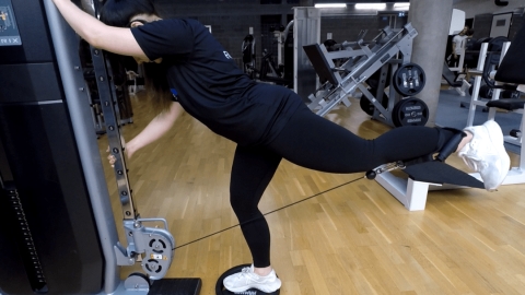 Image Kickback à la poulie basse